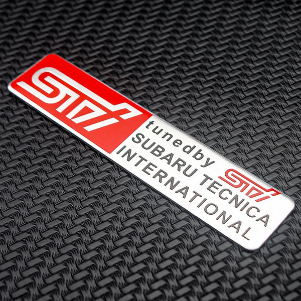 Auto Body Decal Chrome Emblem STI SUBARU WRX