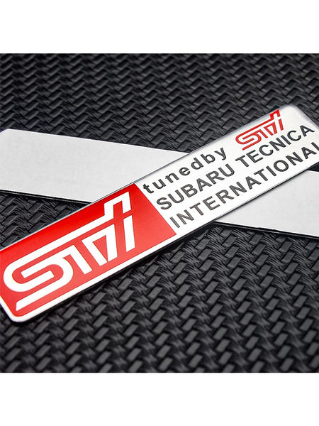 Auto Body Decal Chrome Emblem STI SUBARU WRX