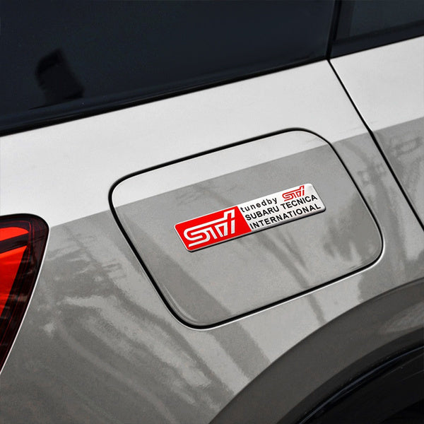 Auto Body Decal Chrome Emblem STI SUBARU WRX