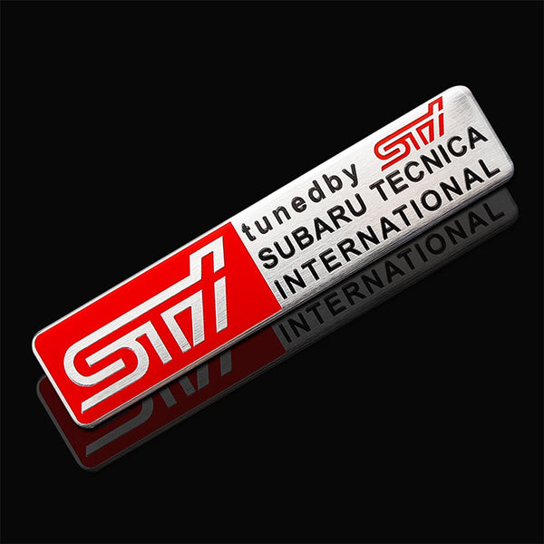Auto Body Decal Chrome Emblem STI SUBARU WRX