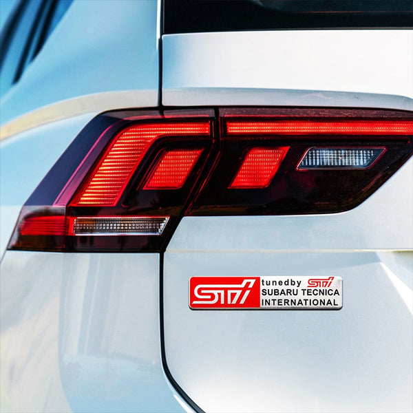 Auto Body Decal Chrome Emblem STI SUBARU WRX