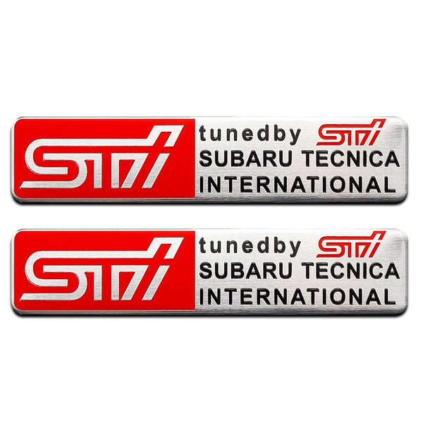 Auto Body Decal Chrome Emblem STI SUBARU WRX