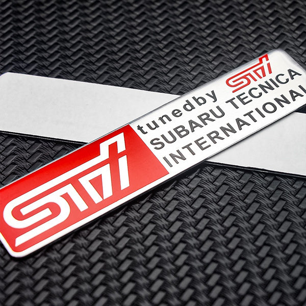 Auto Body Decal Chrome Emblem STI SUBARU WRX