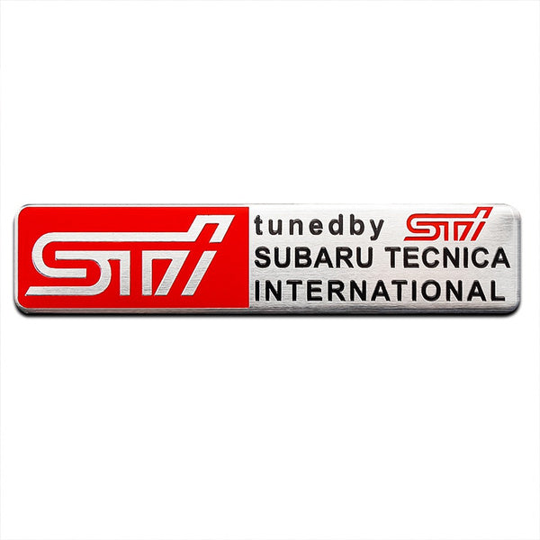 Auto Body Decal Chrome Emblem STI SUBARU WRX