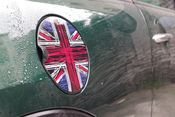 Gas Fuel Tank Cap Vinyl Cover Sticker Decals For Mini Cooper