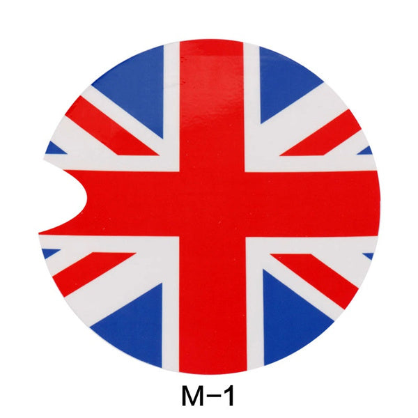 Gas Fuel Tank Cap Vinyl Cover Sticker Decals For Mini Cooper