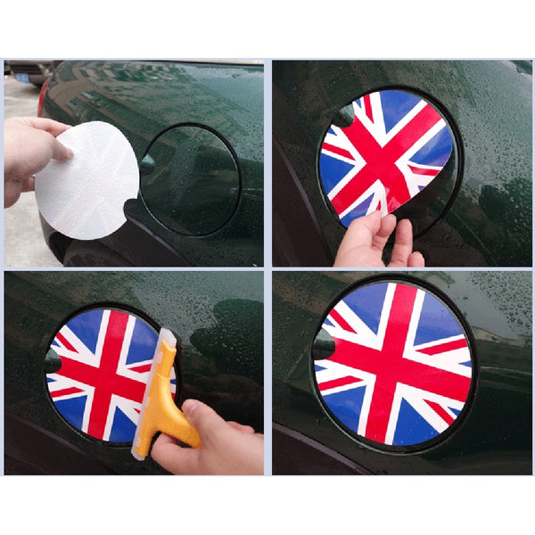 Gas Fuel Tank Cap Vinyl Cover Sticker Decals For Mini Cooper