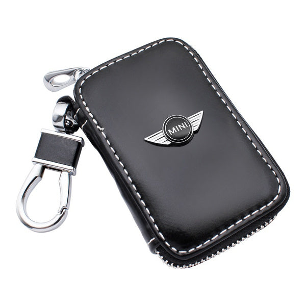 Leather Car Key Case Keychain Box Fashion for MINI Cooper