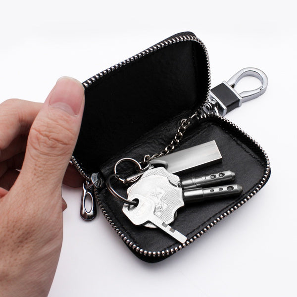Leather Car Key Case Keychain Box Fashion for MINI Cooper