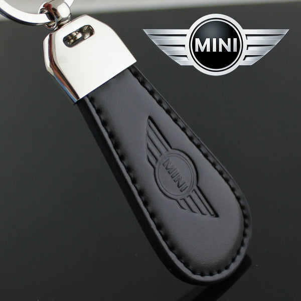 Leather Car Logo Keychain for MINI COOPER – First Class Motorsport