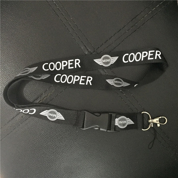 Car Logo Keychain Lanyard For MINI COOPER