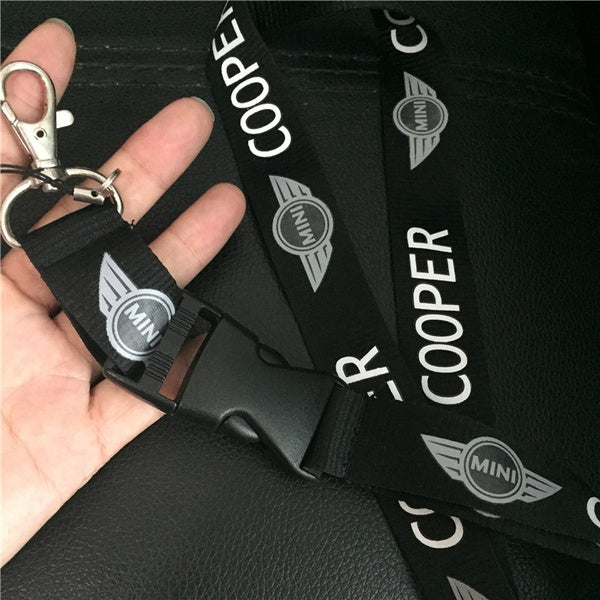 Car Logo Keychain Lanyard For MINI COOPER