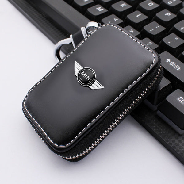 Leather Car Key Case Keychain Box Fashion for MINI Cooper