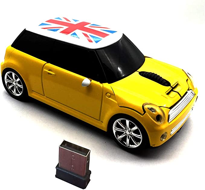 Mini Cooper Shaped Wireless Mouse