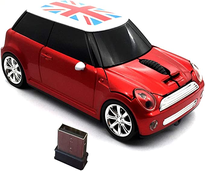 Mini Cooper Shaped Wireless Mouse